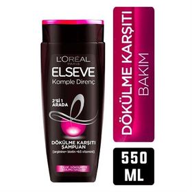 Elseve 550 ml Komple Direnç Dökülme Karşıtı Şampuan
