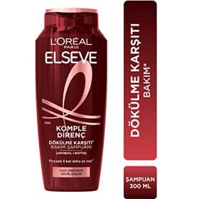 Elseve 5'li Komple Direnç Dökülme Karşıtı Bakım 400 ML Şampuan
