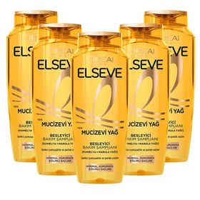 Elseve 5x300 ml Mucizevi Yağ Besleyici Bakım Şampuanı