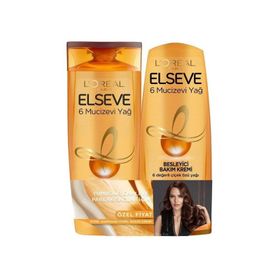 Elseve 6 Mucizevi Yağ 375 ml Şampuan+375 ml Bakım Kremi Seti