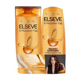 Elseve 6 Mucizevi Yağ 375 ml Şampuan+375 ml Bakım Kremi Seti