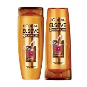 Elseve 6 Mucizevi Yağ 670 ml Besleyici Şampuan + 175 ml Saç Kremi