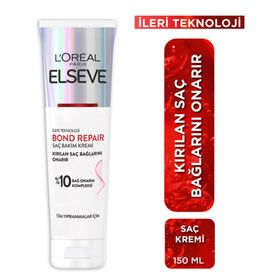 Elseve Bond Repair 2x150 ml Saç Kremi + Tarko Mavi Yüz Temizleme Fırçası