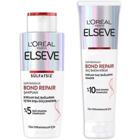 Elseve Bond Repair Bağ Güçlendirici Şampuan 200 ml+ 150 ml Onarıcı Bakım Kremi