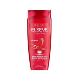 Elseve Color Vive 2x450 ml Renk Koruyucu Şampuan + Lionesse Pembe Yüz Temizleme Fırçası