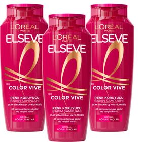 Elseve Color Vive 3x300 ml Renk Koruyucu Şampuan
