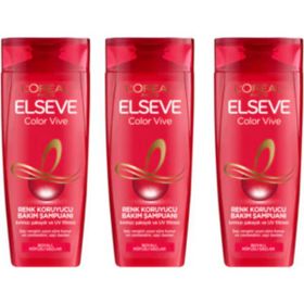Elseve Color Vive 3x360 ml Renk Koruyucu Bakım Şampuanı