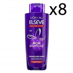 Elseve Color Vive Turunculaşma Karşıtı 8x200 ml Mor Şampuan