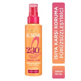 Elseve Dream Long 230 Derece Isıya Karşı Koruyucu & Pürüzsüzleştirici 150 ml Sprey Serum