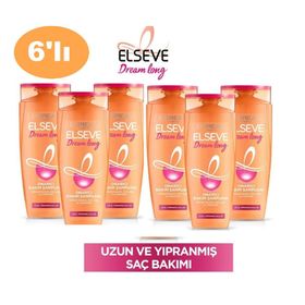 Elseve Dream Long Onarıcı Bakım 6x390 ml Şampuan