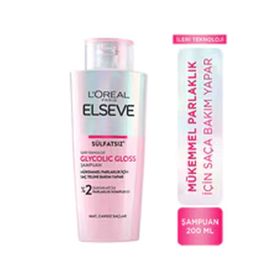 Elseve Glycolic Gloss Sülfatsız 2x200 ml Şampuan