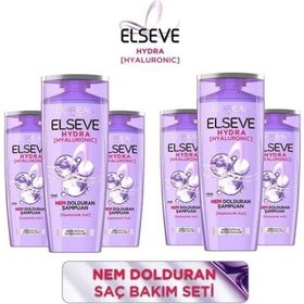 Elseve Hydra Hyaluronik 6x390 ml Şampuan