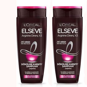 Elseve Komple Direnç Dökülme Karşıtı 2x360 ml Şampuan