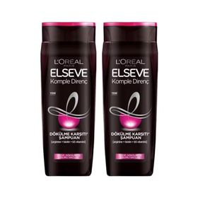 Elseve Komple Direnç Dökülme Karşıtı 2x670 ml Şampuan
