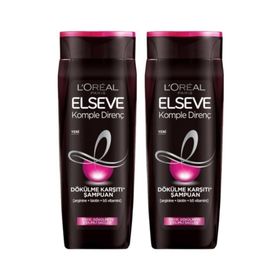 Elseve Komple Direnç Dökülme Karşıtı 390 ml X 2 Adet Şampuan