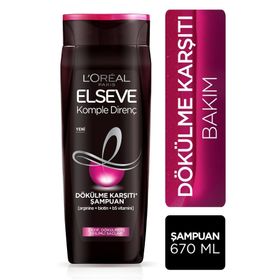 Elseve Komple Direnç Dökülme Karşıtı 3x670 ml Şampuan