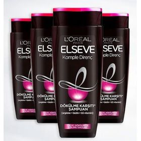 Elseve Komple Direnç Dökülme Karşıtı 4x360 ml Şampuan