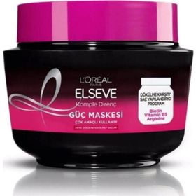 Elseve Komple Direnç Dökülme Karşıtı Güç 4x300 ml Saç Maskesi