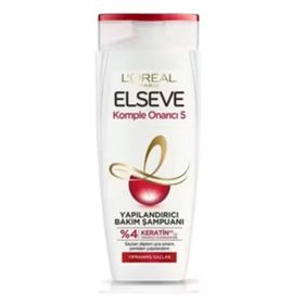 Elseve Komple Onarıcı 5 3x450 ml Yapılandırıcı Şampuan + Lionesse Pembe Yüz Temizleme Fırçası