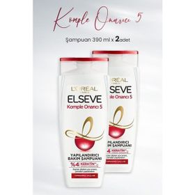 Elseve Komple Onarıcı 5 Yapılandırıcı 2x390 ml Bakım Şampuan