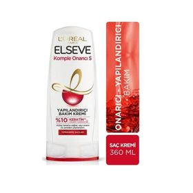 Elseve Komple Onarıcı 5 Yapılandırıcı Bakım 360 ml Saç Kremi