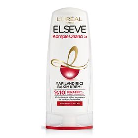 Elseve Komple Onarıcı 5 Yıpranmış Saçlar Için Keratinxs Içeren Yapılandırıcı 360 ml Saç Bakım Kremi