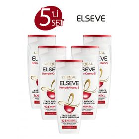 Elseve Komple Onarıcı 5x360 ml Şampuan