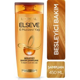 Elseve Loreal Paris 6 Mucizevi Yağ 450 ml Besleyici Bakım Şampuanı