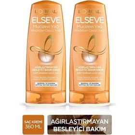 Elseve Mucizevi Hindistan Cevizi Yağı 2x360 ml Saç Kremi