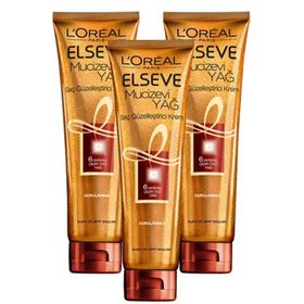 Elseve Mucizevi Yağ 3x150 ml Saç Güzelleştirici Krem