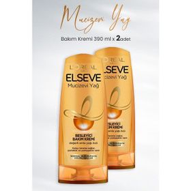 Elseve Mucizevi Yağ Besleyici 2x390 ml Saç Kremi
