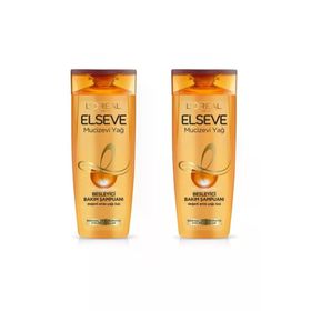 Elseve Mucizevi Yağ Besleyici 2x390 ml Şampuan