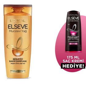 Elseve Mucizevi Yağ Besleyici 360 ml Bakım Şampuanı + 175 ml Komple Direnç Saç Kremi
