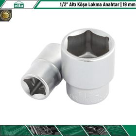 Elta 1-2 Altı Köşe 19 mm Lokma Anahtar
