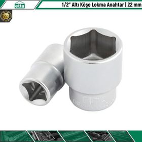 Elta 1-2 Altı Köşe 22 mm Lokma Anahtar