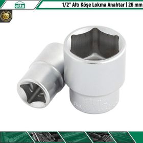 Elta 1-2 Altı Köşe 26 mm Lokma Anahtar