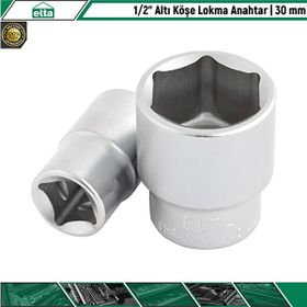 Elta 1-2 Altı Köşe 30 mm Lokma Anahtar