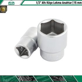 Elta 1/2 Altı Köşe 15 mm Lokma Anahtar