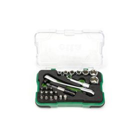 Elta 14000005079 1/4 Cırcır Lokma Anahtar ve 23 Parça Bits Set