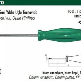 Elta 4170 Opak Seri Yıldız Uçlu Tornavida