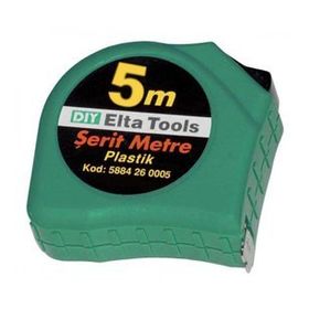 Elta 5 m Plastik Şerit Metre