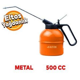 Eltos 500 ml Metal Gövde Plastik Saplı Yağdanlık