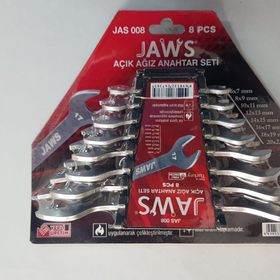Eltos JAS008 Jaws 8 Parça Açık Ağız Anahtar Takımı