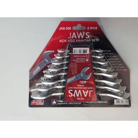 Eltos JAS008 Jaws 8 Parça Açık Ağız Anahtar Takımı