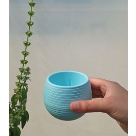 Elvan 0,13 LT Renkli Dekoratif Plastik Saksı