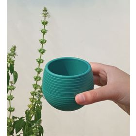 Elvan 0,13 LT Renkli Dekoratif Plastik Saksı