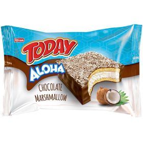 Elvan 35 gr Aloha Hindistan Cevizli Marshmallowlu Kek (24 adet)