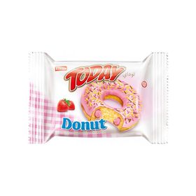 Elvan 40 gr Donut Çilekli Kek (20 adet)