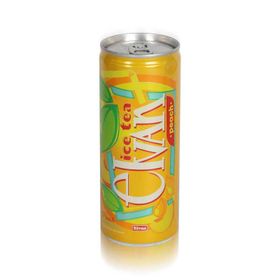 Elvan Ice Tea Teneke Kutu Şeftali Aromalı 250 ml Soğuk Çay (6 adet)