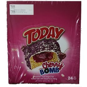 Elvan Today Cherry Bomb 55 gr Vişneli Sufle (24 adet)